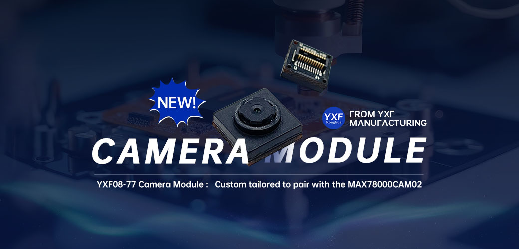 0.3MP YXF08-77 GC0308 Camera Module | Custom-designed for MAX78000CAM02 Edge AI Kit